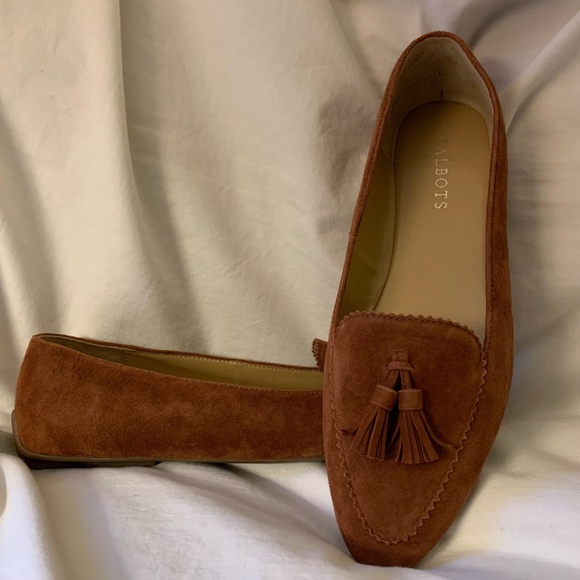 Talbots 'Francesca Tassel Tie Driving Moccasin' slip on flats - Picture 1 of 12
